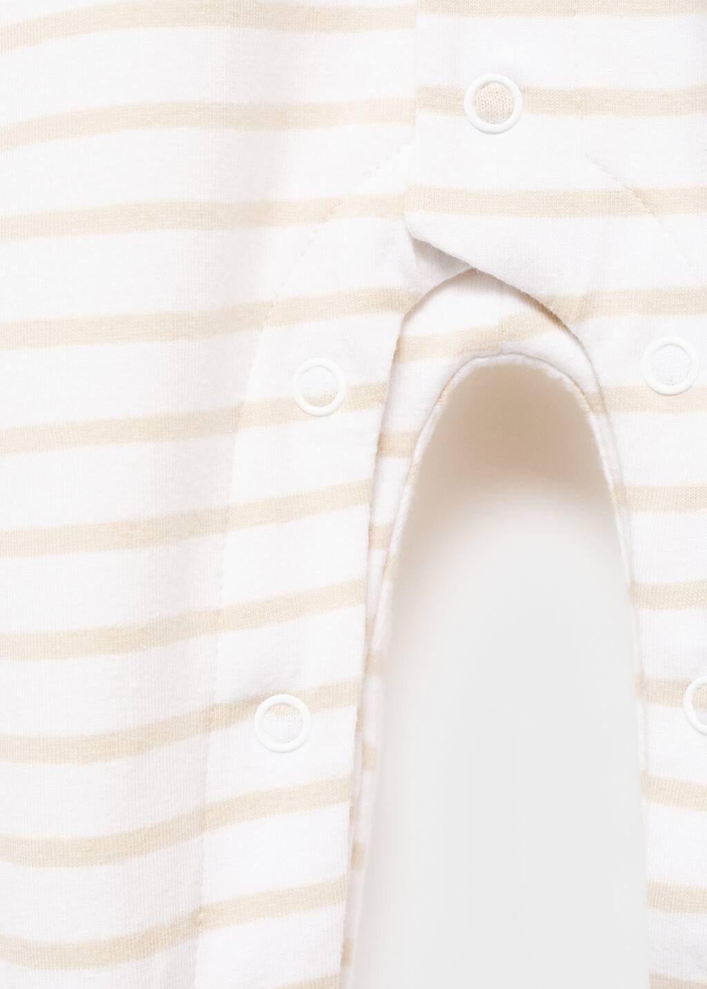 Striped onesie pajama