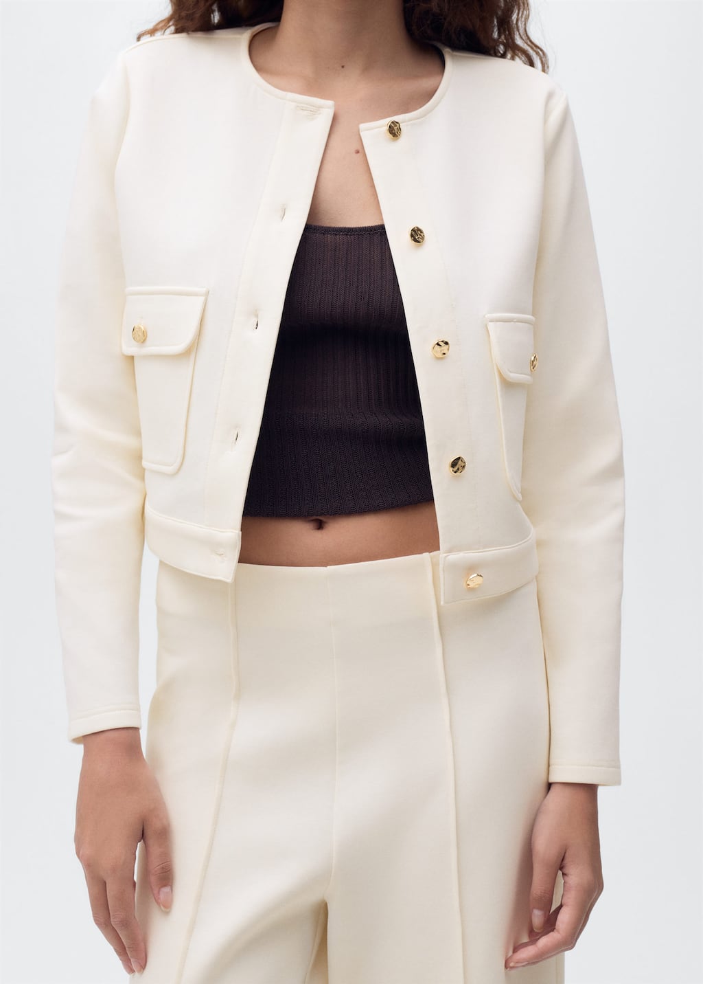 Cotton crop pants
