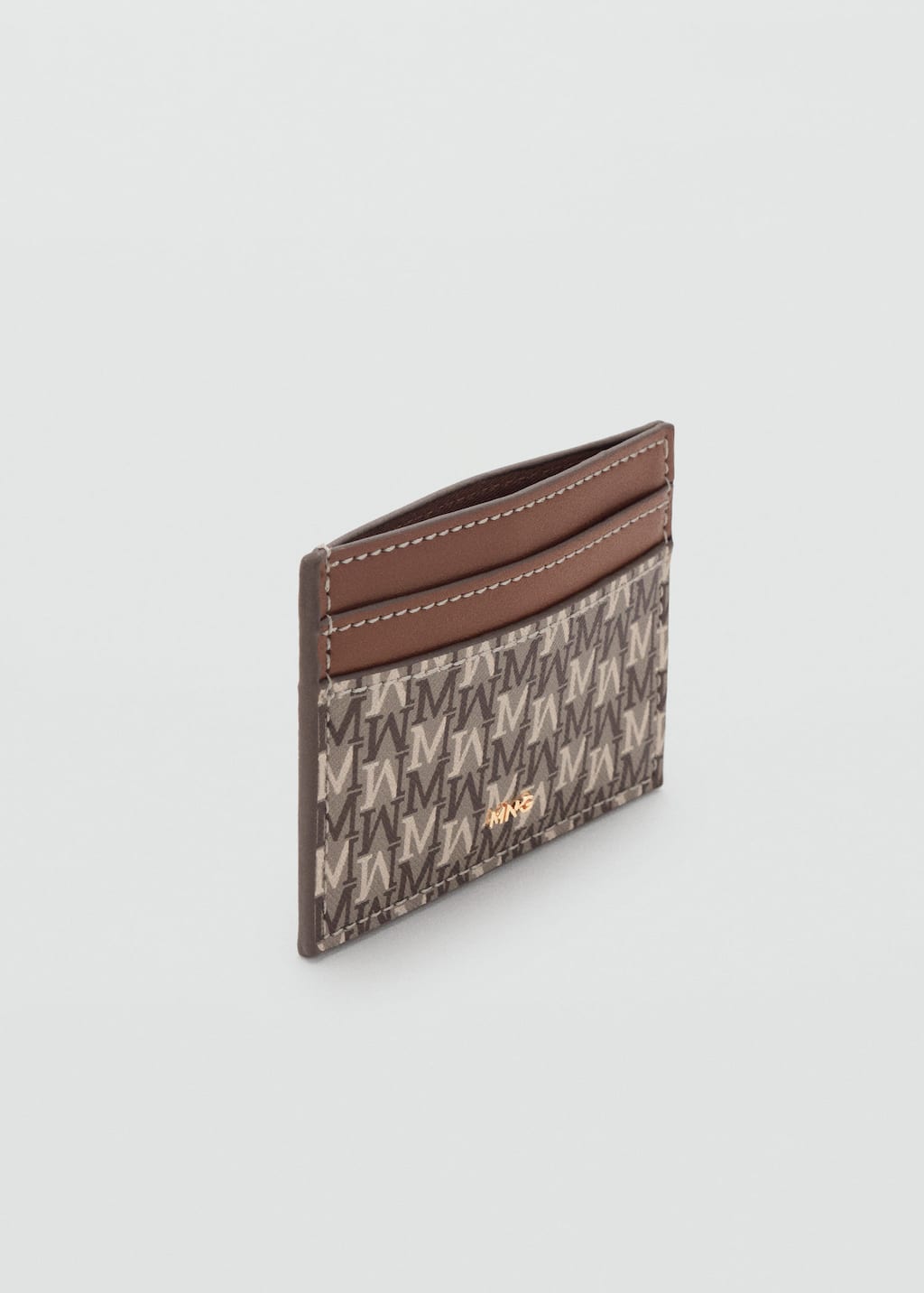 Mango Porte-carte P- Marron Moyen - Femme - Taille Unique -  In Brown