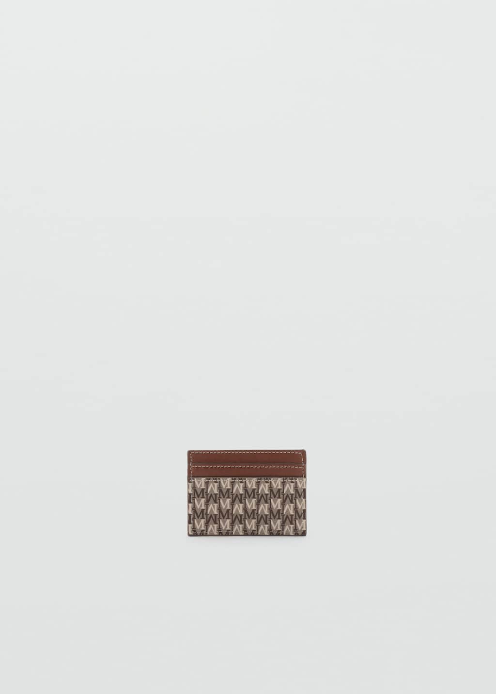 Card holder with printed logo