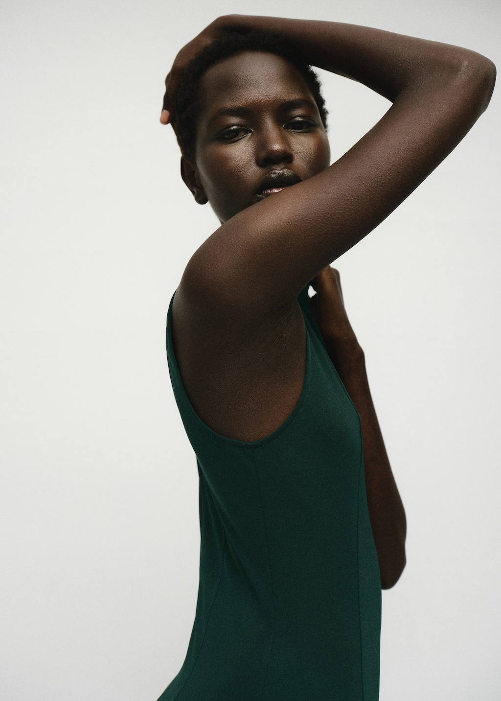 Midi godet dress