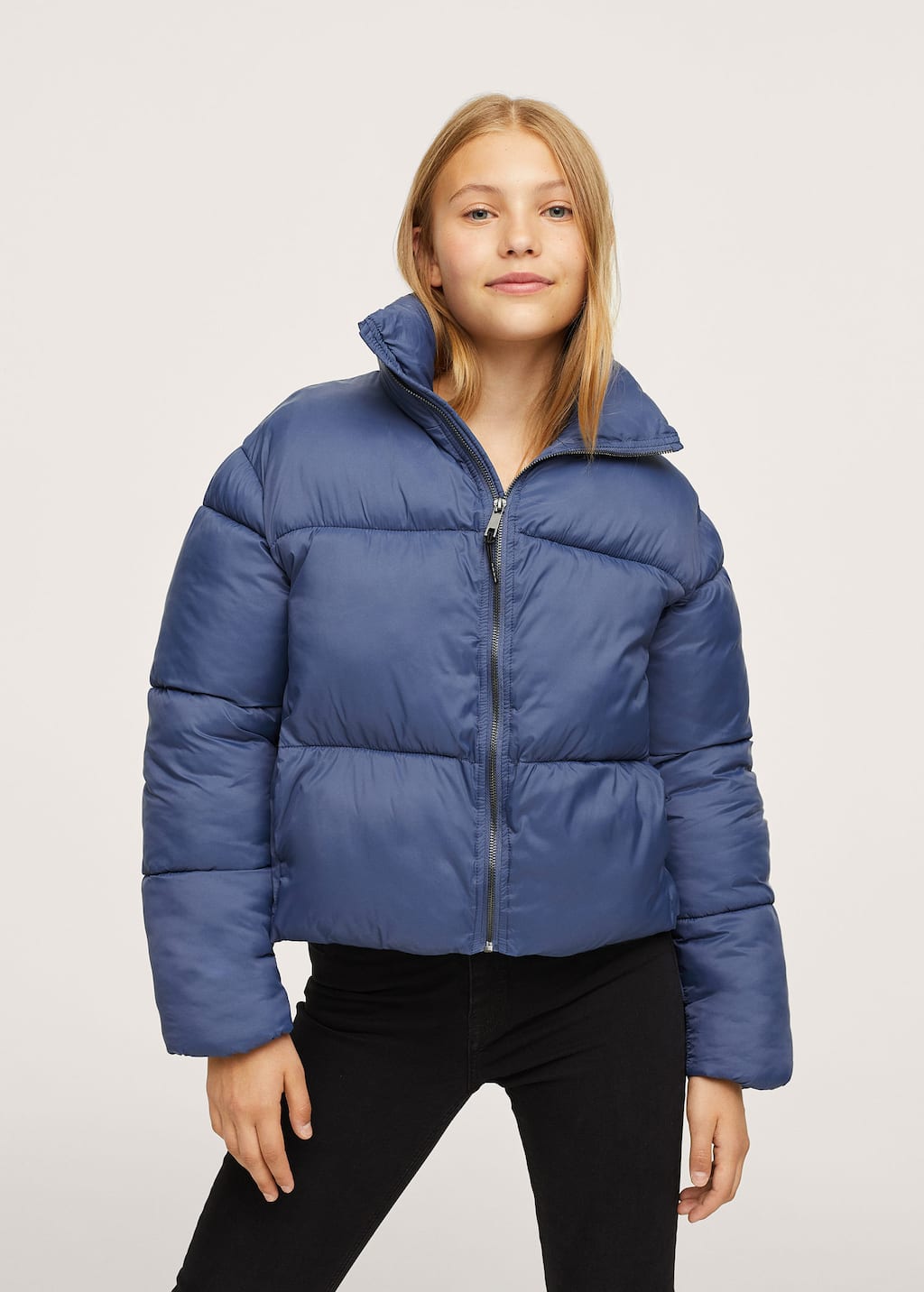 mango oversize quilted coat