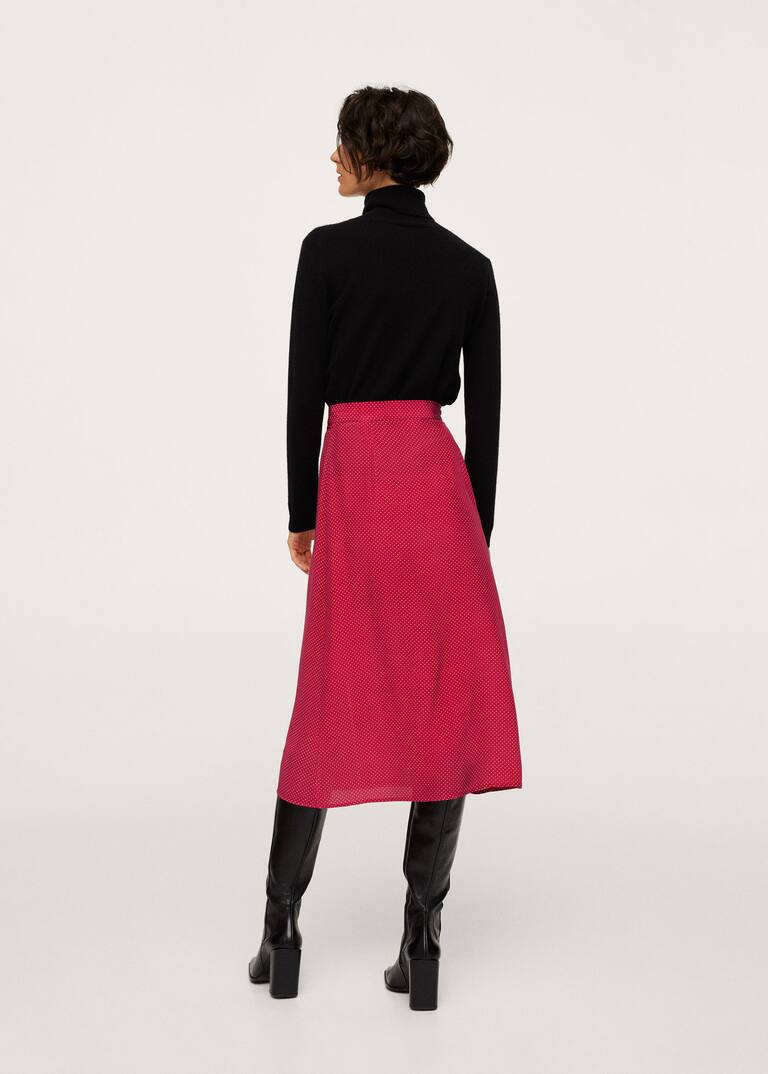 Polka dot Midi Skirt Women MANGO OUTLET USA polka-dot-midi-skirt-women-mango-outlet-usa