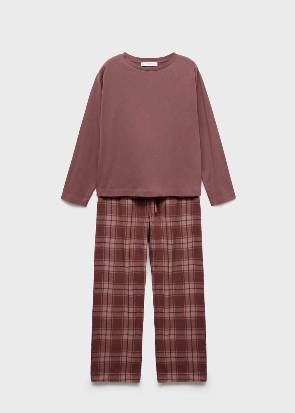 Mango Pyjamas Russet In Pink