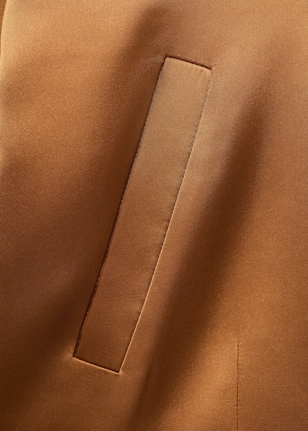 Satin jacket with pockets