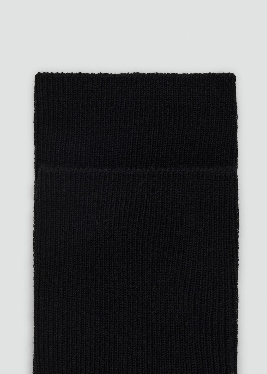 Ribbed cotton socks