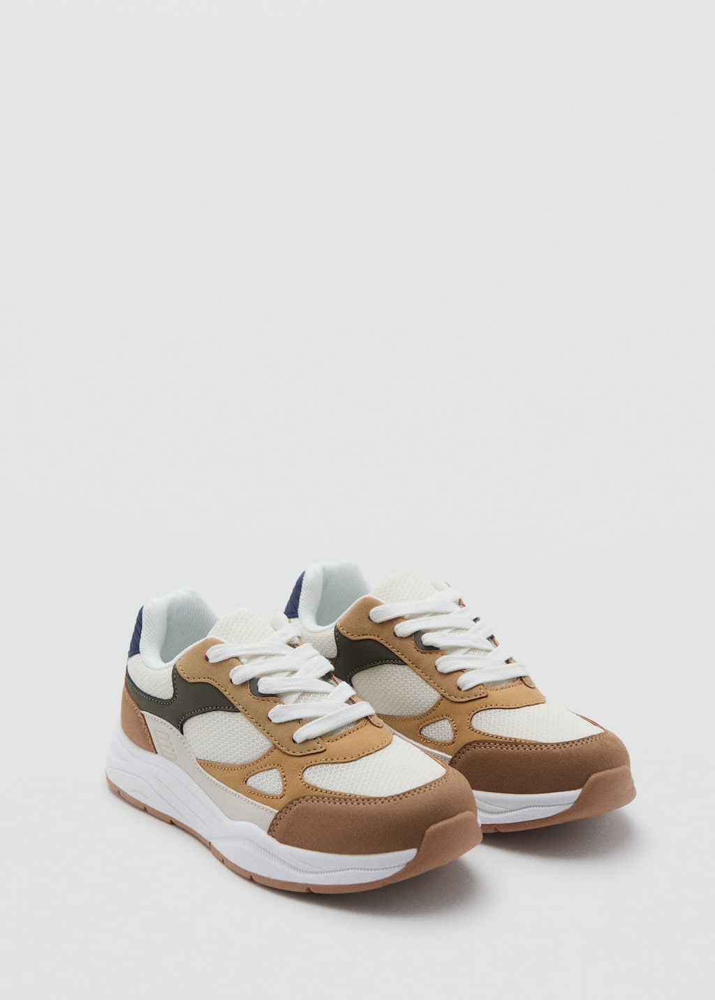 Mango Tennis Combinées À Lacets Beige - Enfants - 30 - Kids In Brown