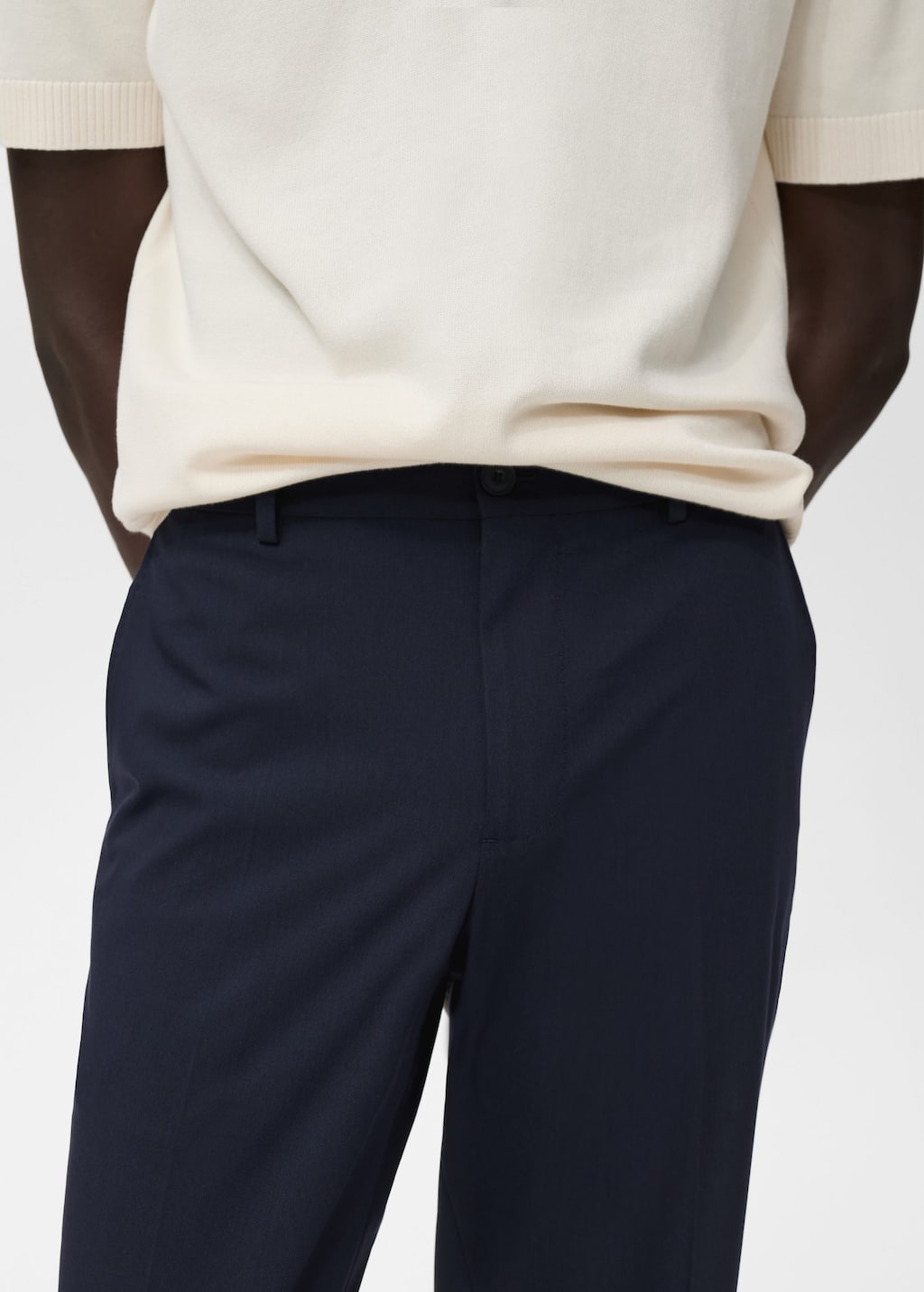 Slim-fit suit pants