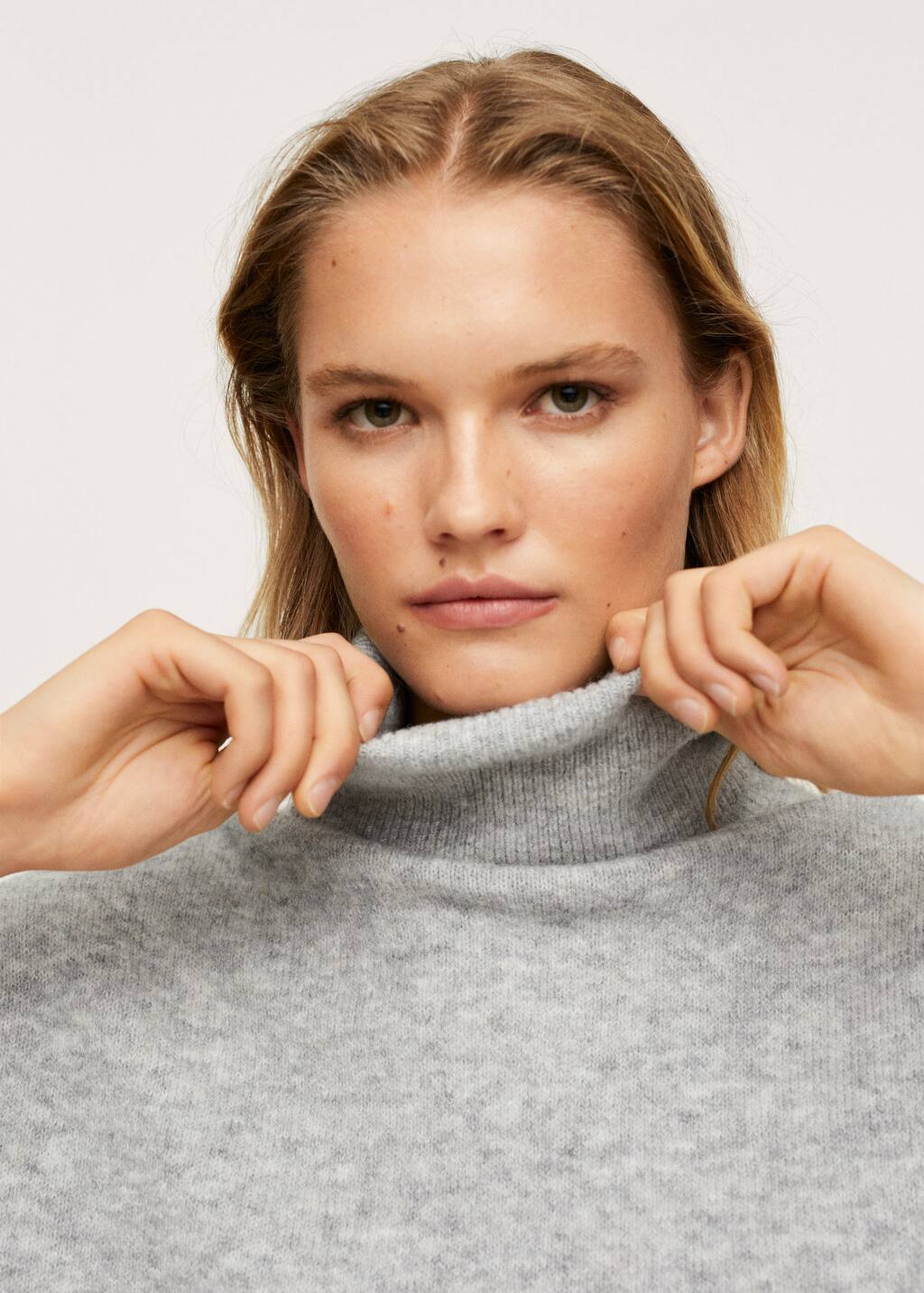 Mango Turtle neck knit dress 17085922 92