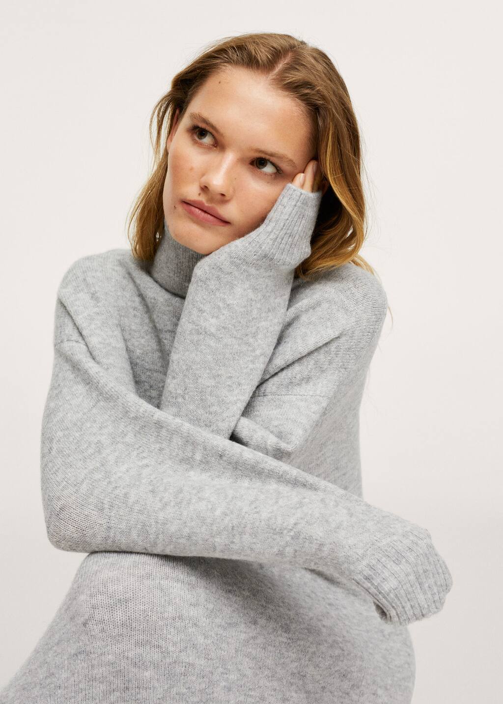 Mango Turtle neck knit dress 17085922 92