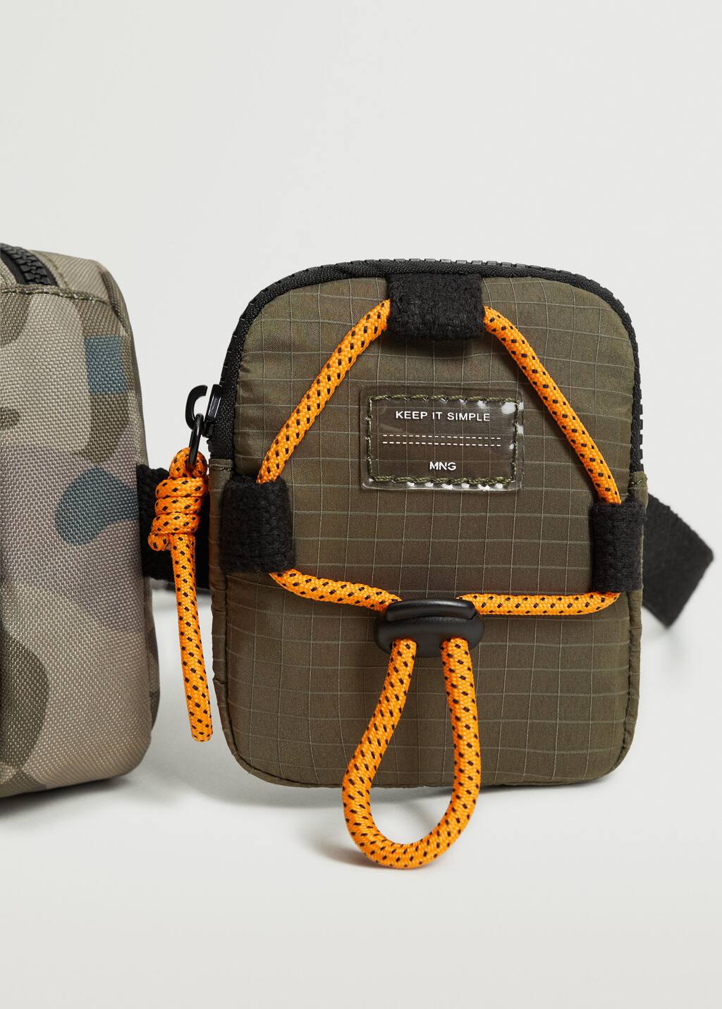 mango double compartment bolsa