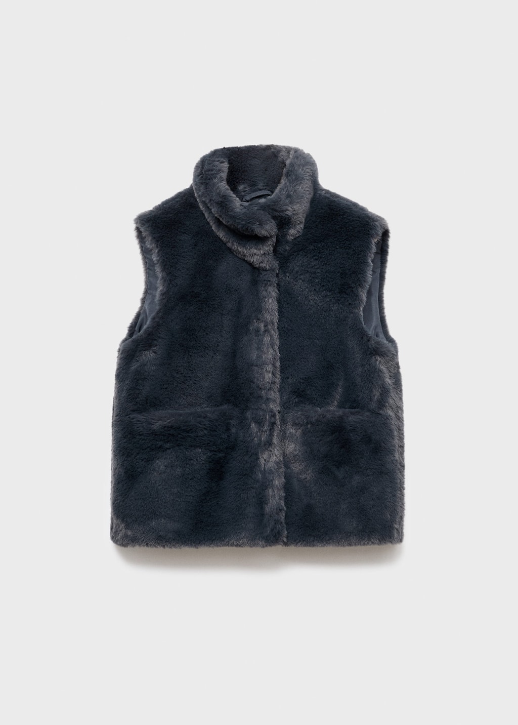 Mango Gilet Gris Anthracite - Enfants - 11-12 Ans - Kids In Gray