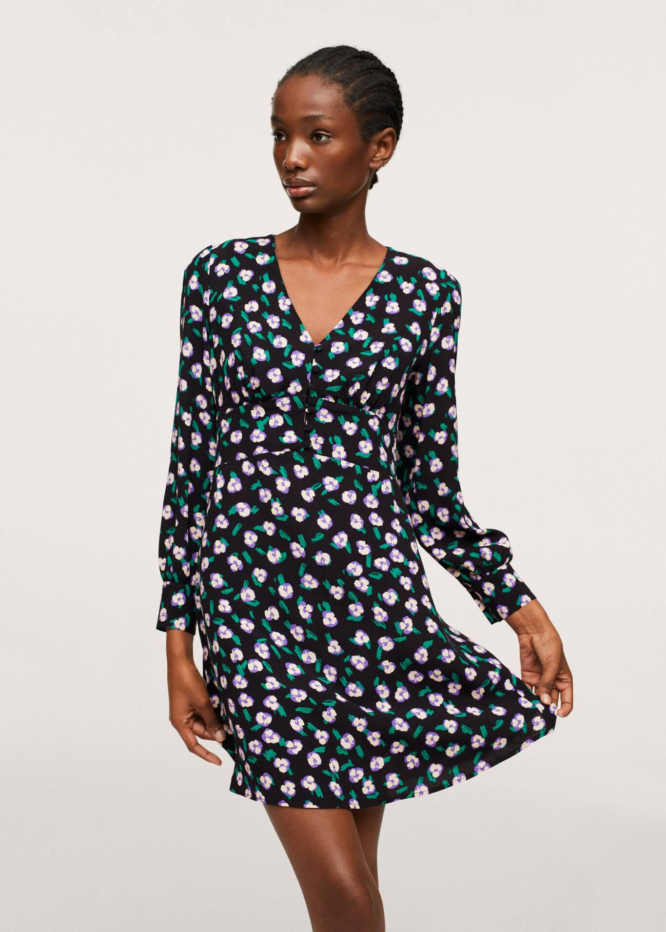 Robe ?� fleurs - Femme | MANGO OUTLET France