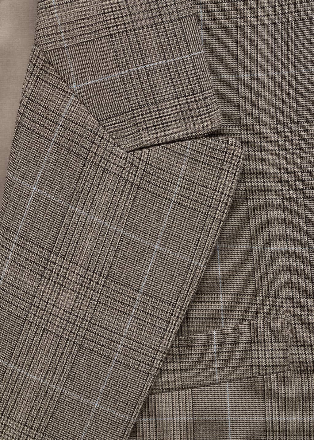 Check suit blazer