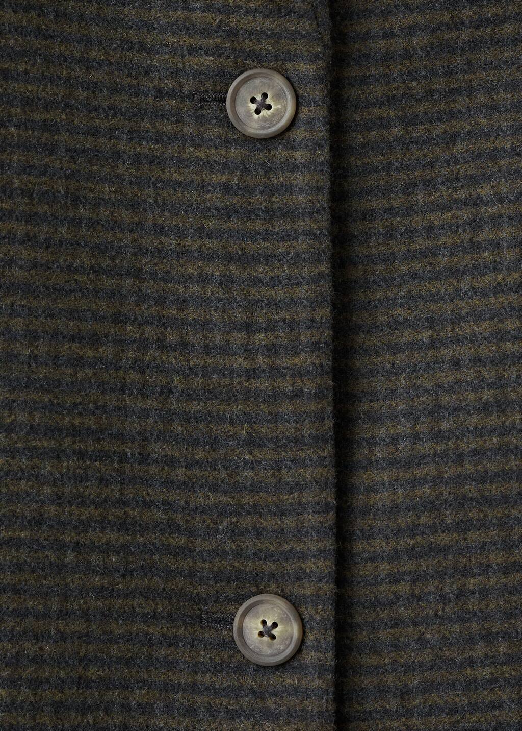 Checked overcoat
