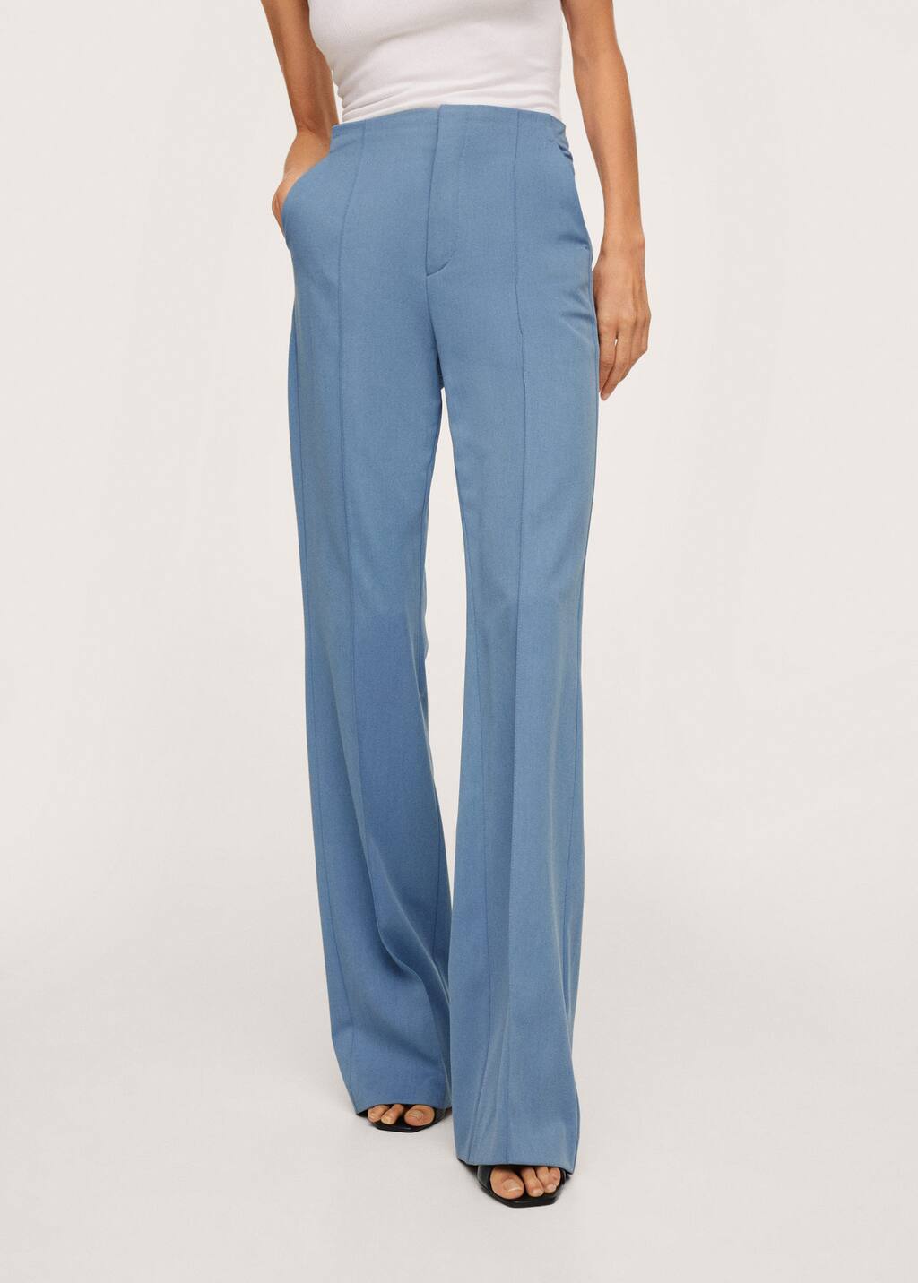 mango wide leg pants