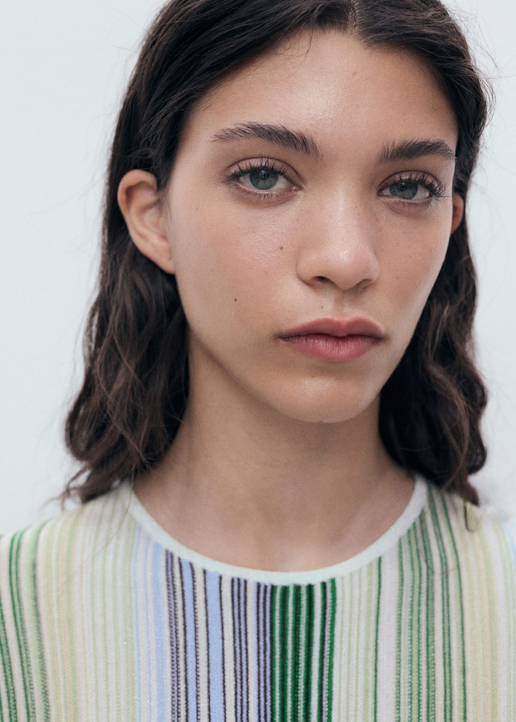 Woven striped dress
