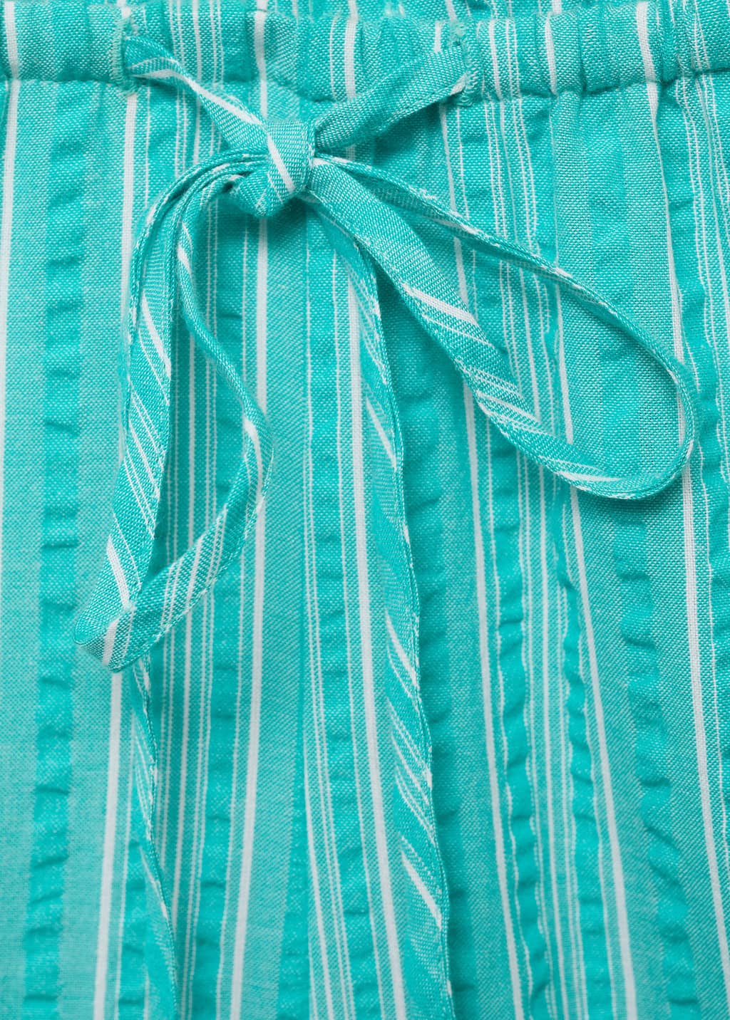 Striped bow pants