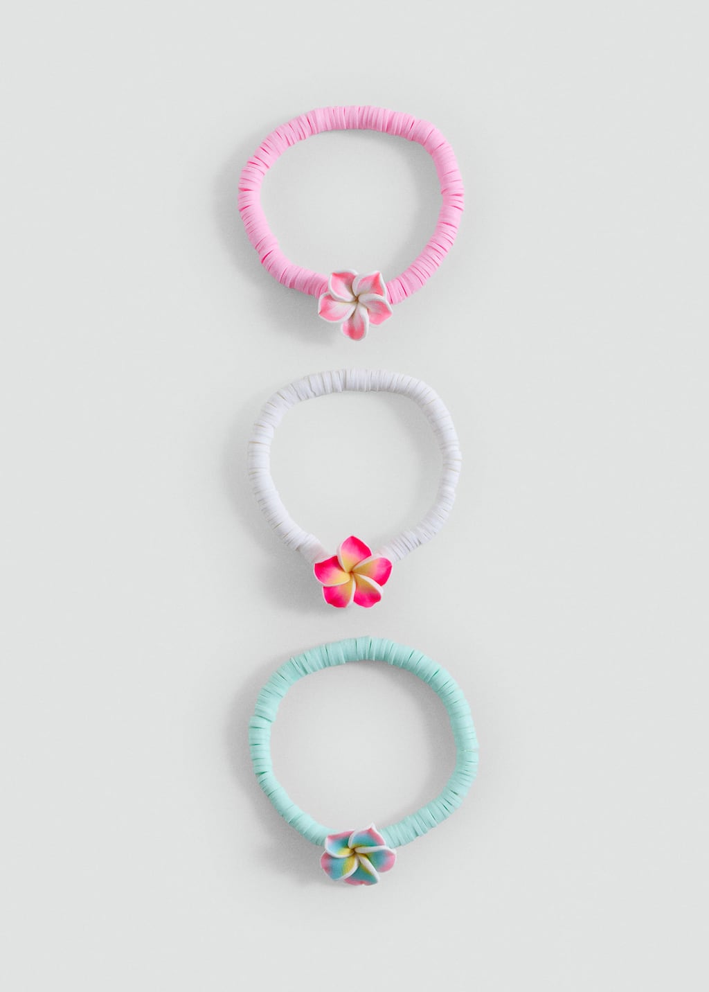Mango Pack Of 3 Bracelets Pink