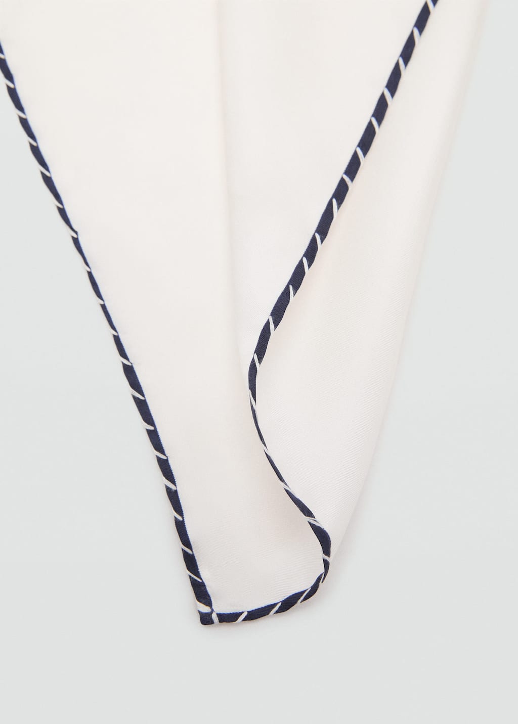 100% silk embroidered pocket handkerchief