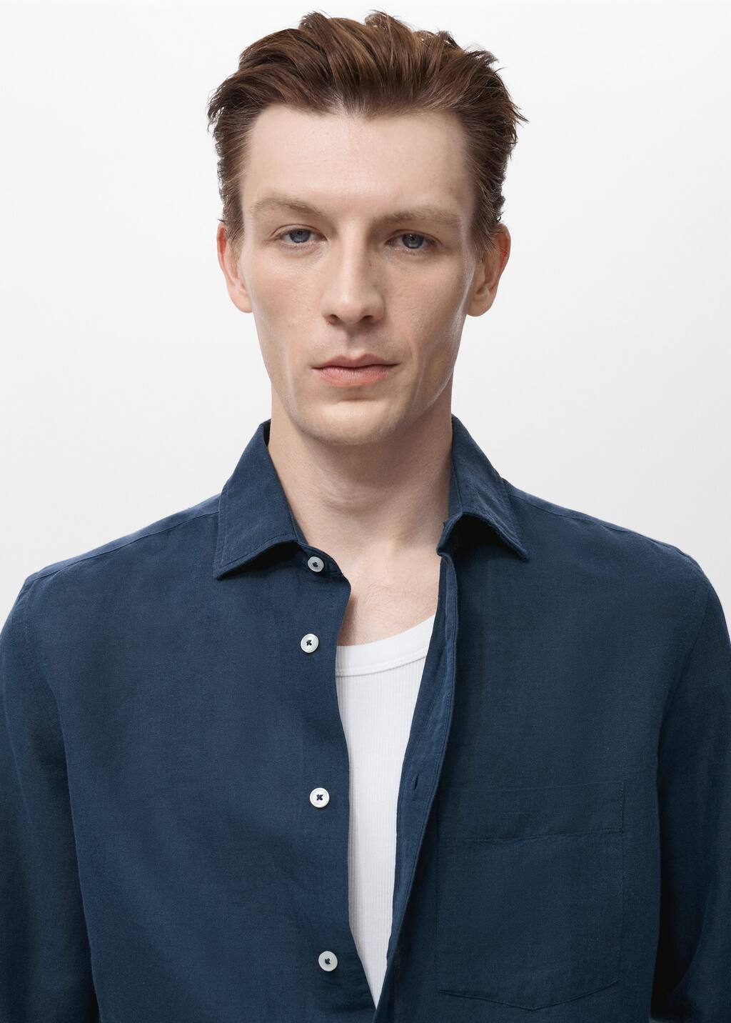 Pocket linen shirt