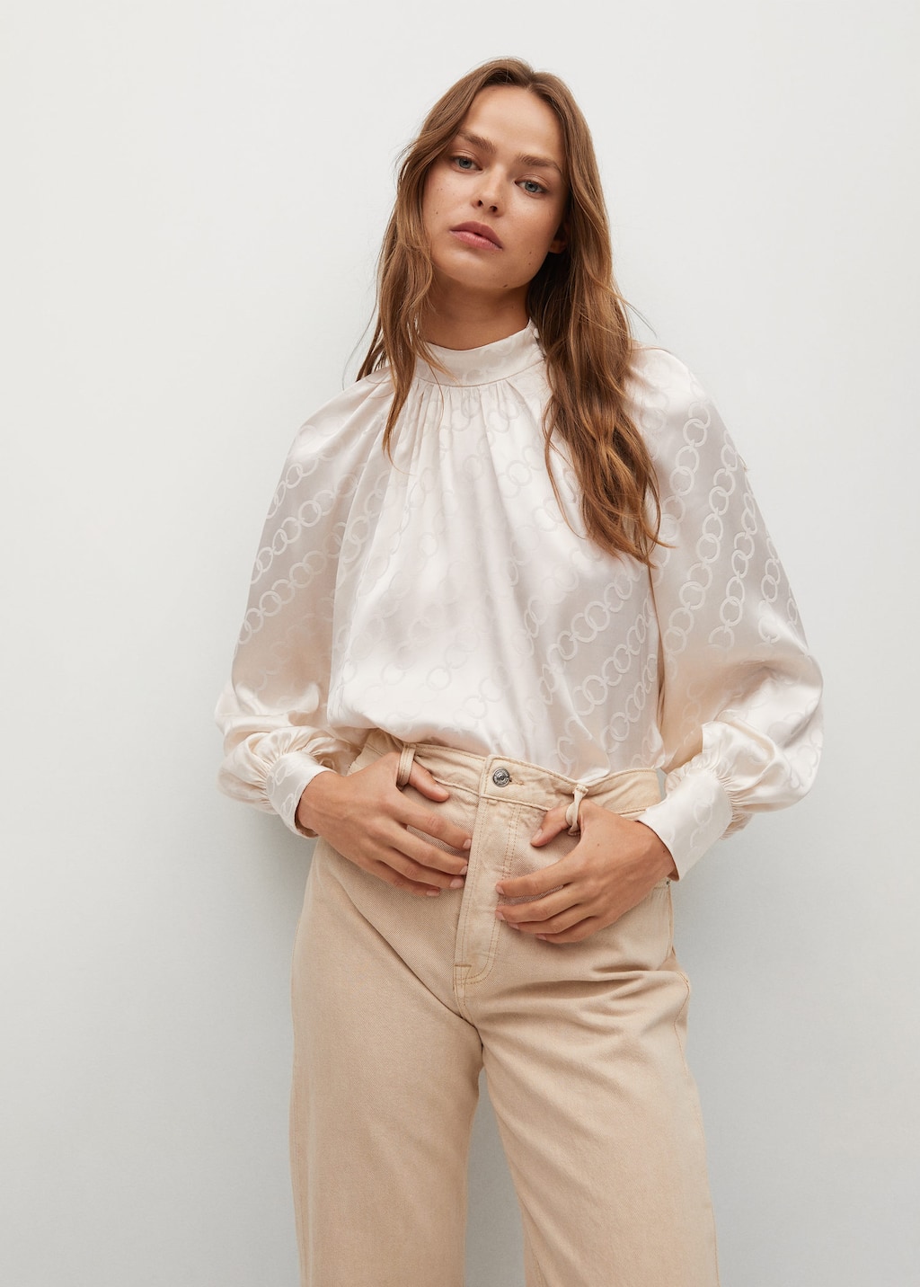 high neck blouse canada