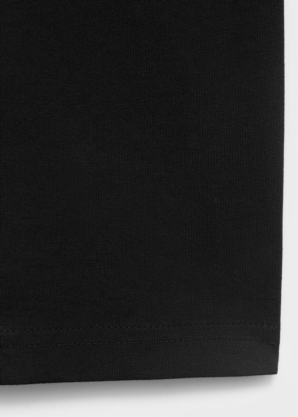 Cotton short-sleeved t-shirt