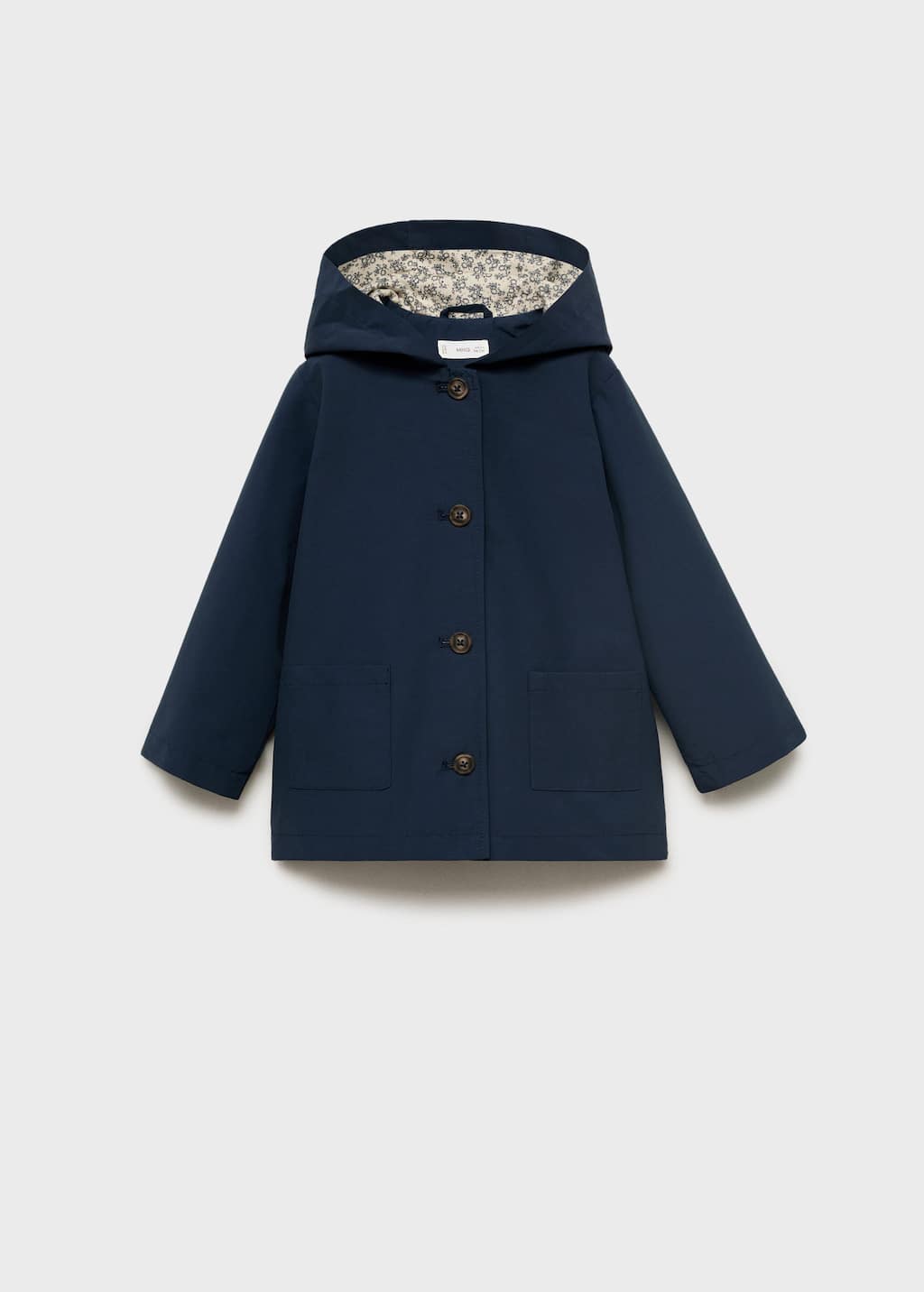 Hooded cotton parka