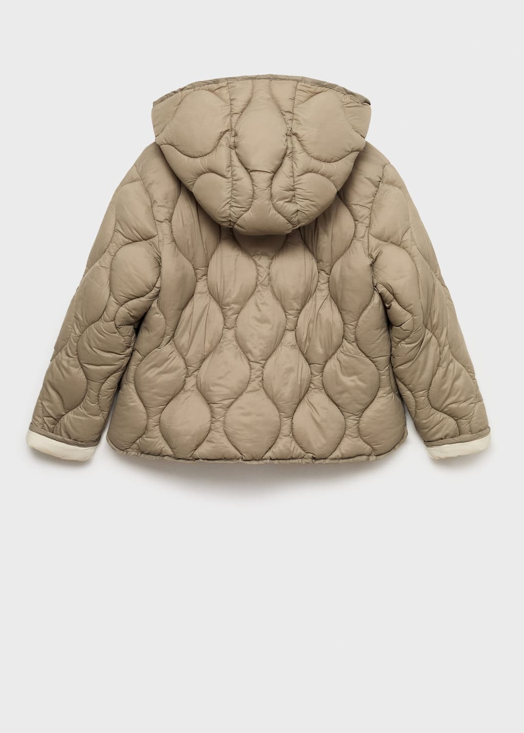 Hood quilted coat