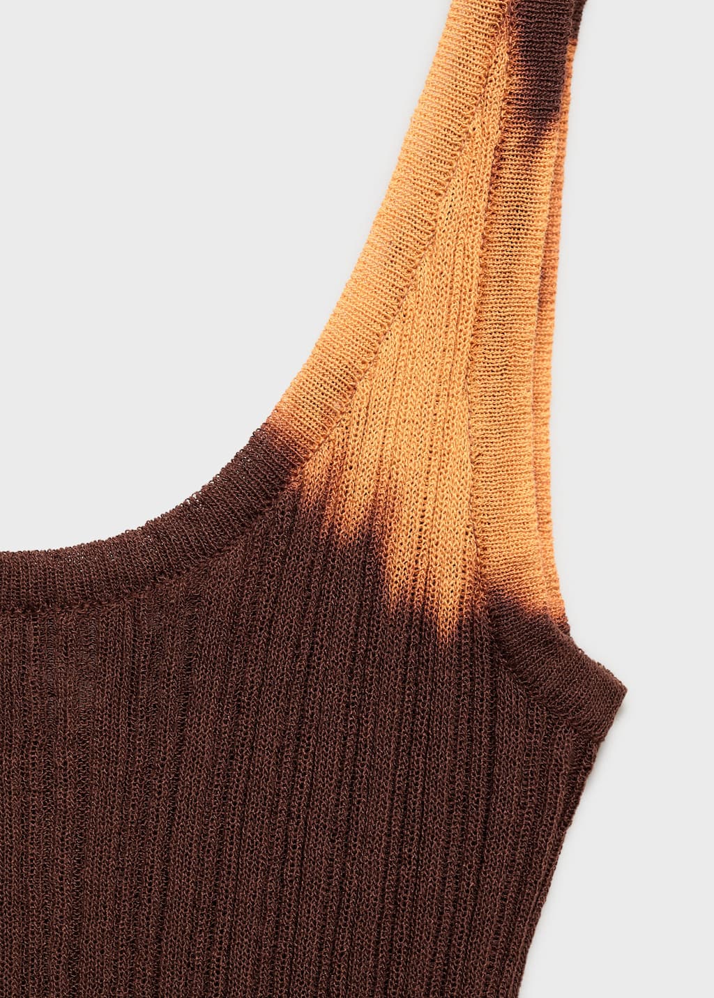 Tie-dye knitted top