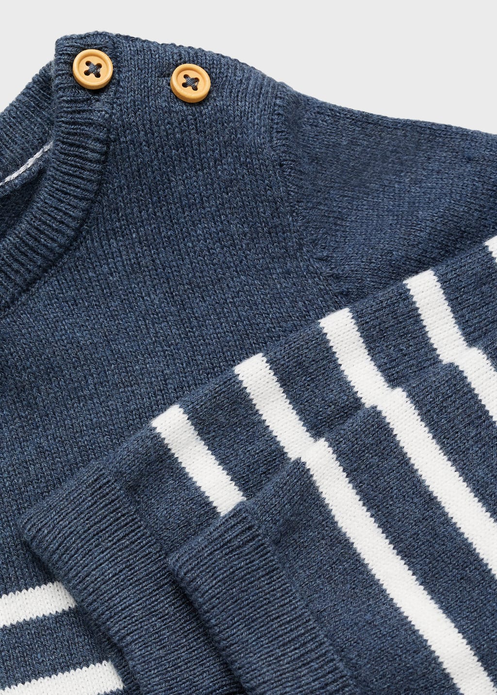 Knit striped sweater