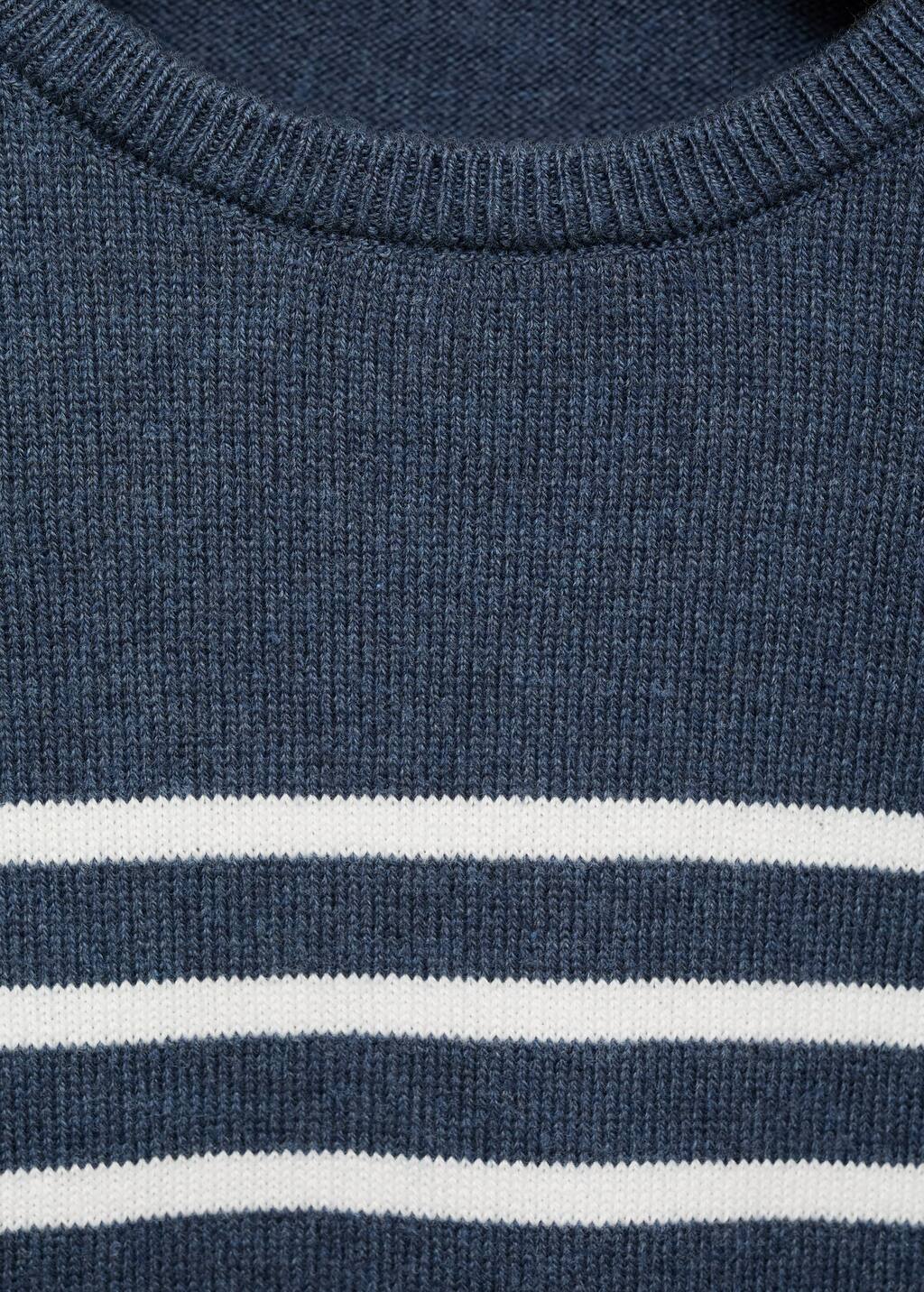 Knit striped sweater