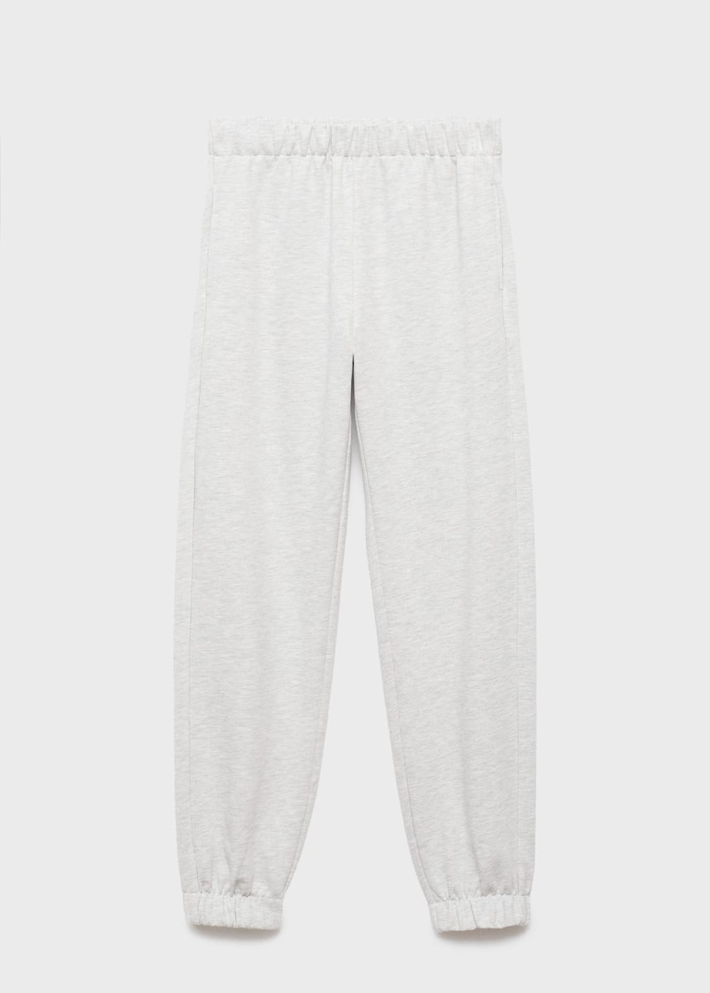Cotton joggers with elastic waist