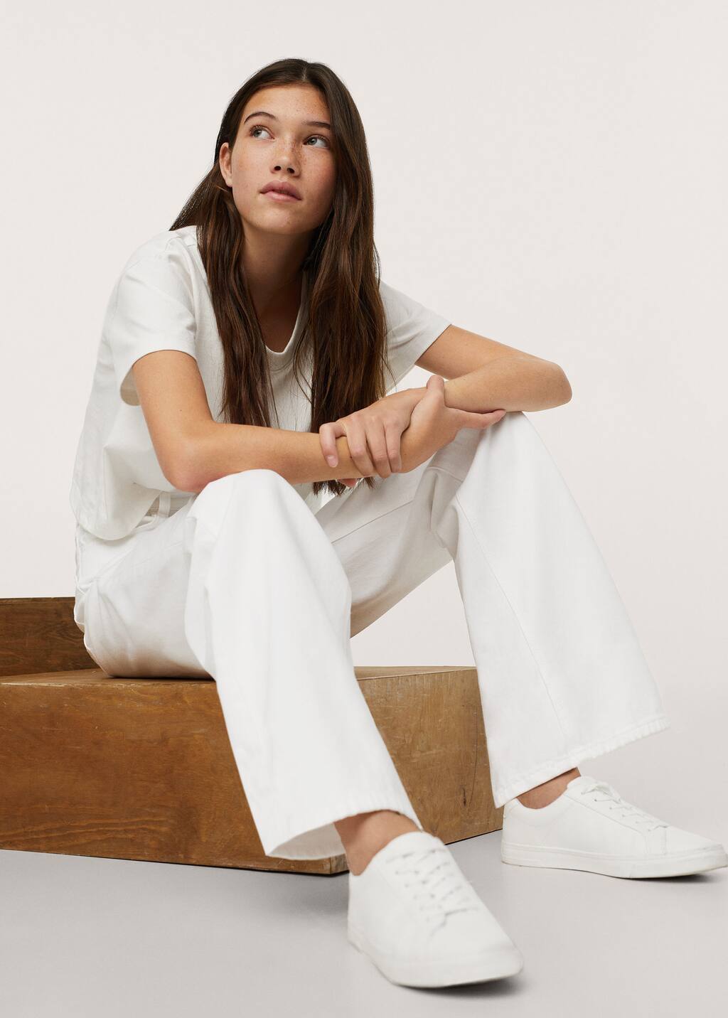 Jeans wide leg - Teenage girl | Mango Teen USA