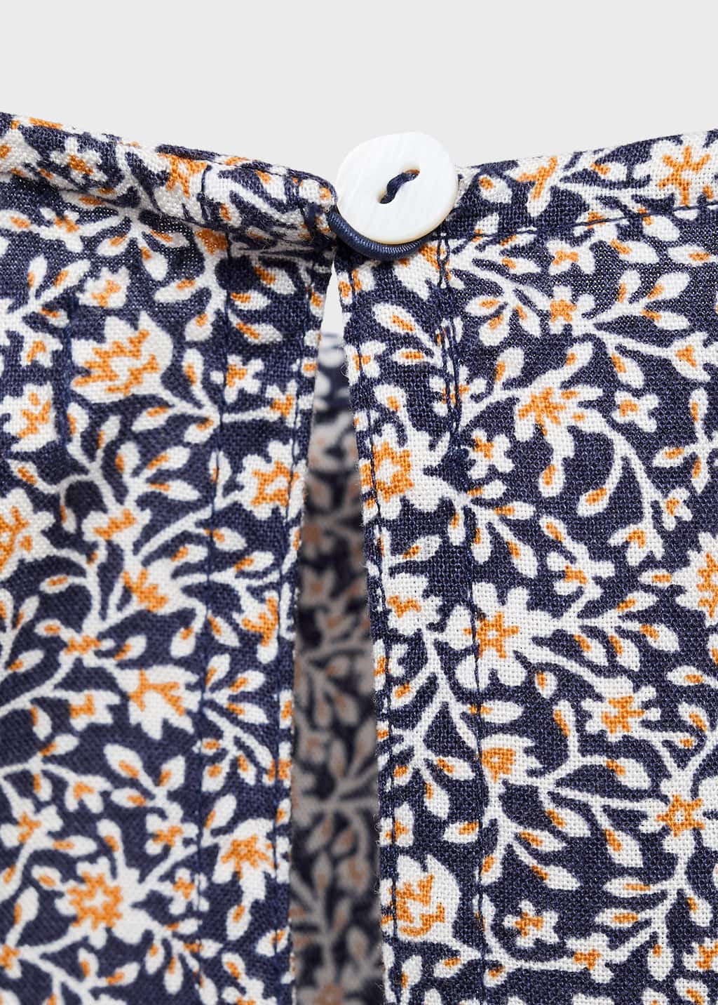 Ruched floral dress