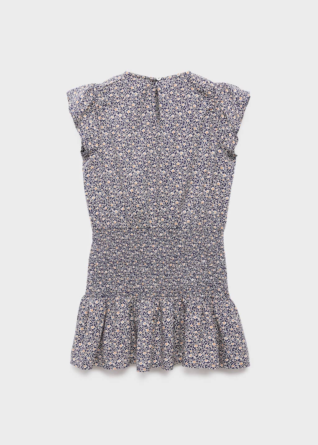Ruched floral dress