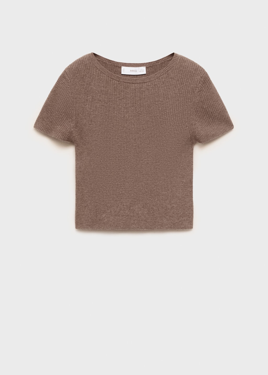 Ribbed  knit t-shirt
