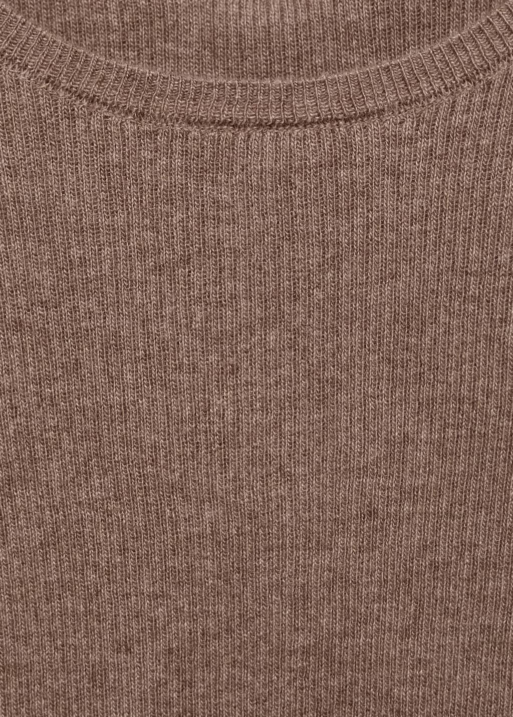 Ribbed  knit t-shirt