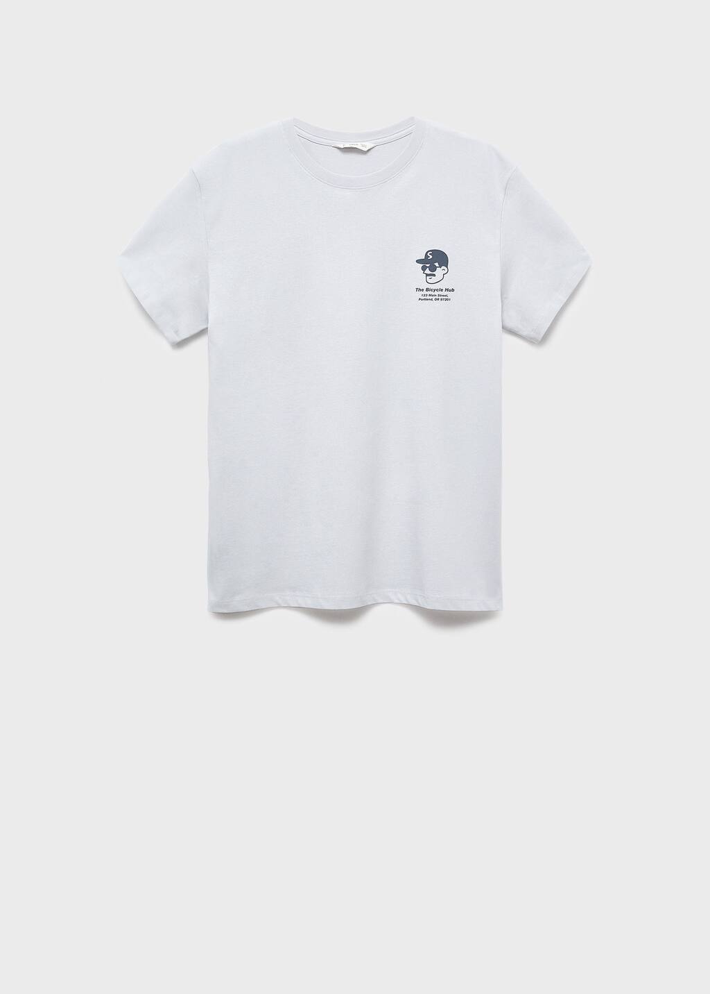 Mango Teen T-shirt Bleu Ciel - Garçon - Xl -  In Blue