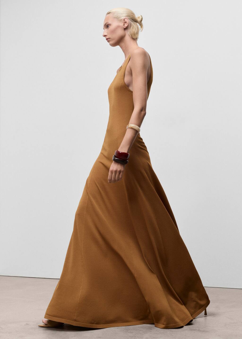 Knit long dress