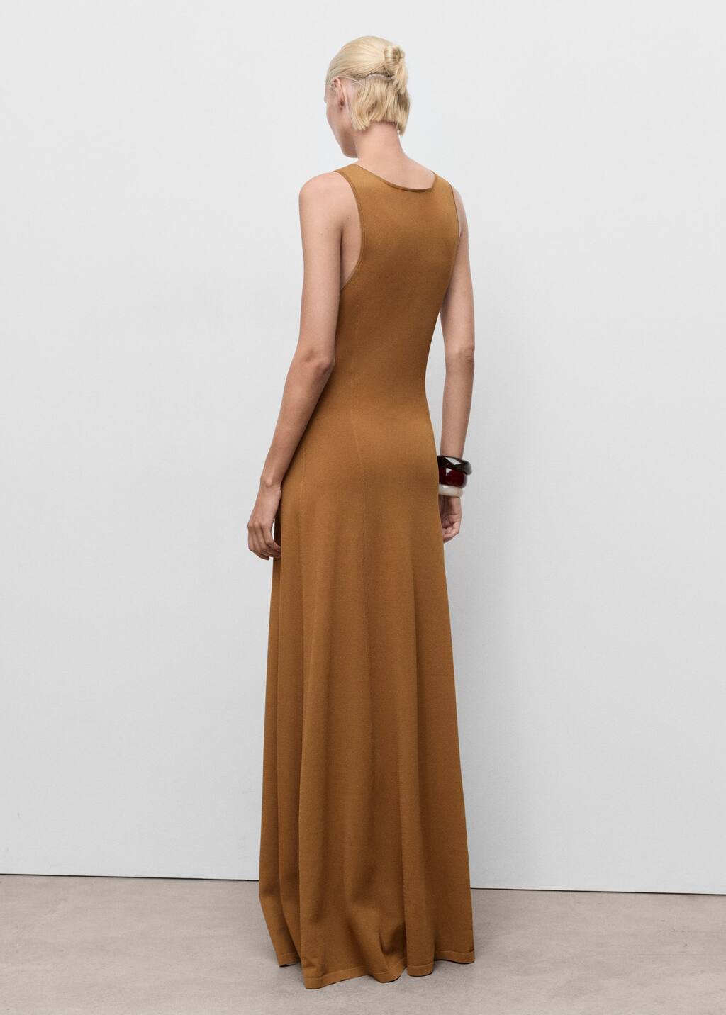 Knit long dress