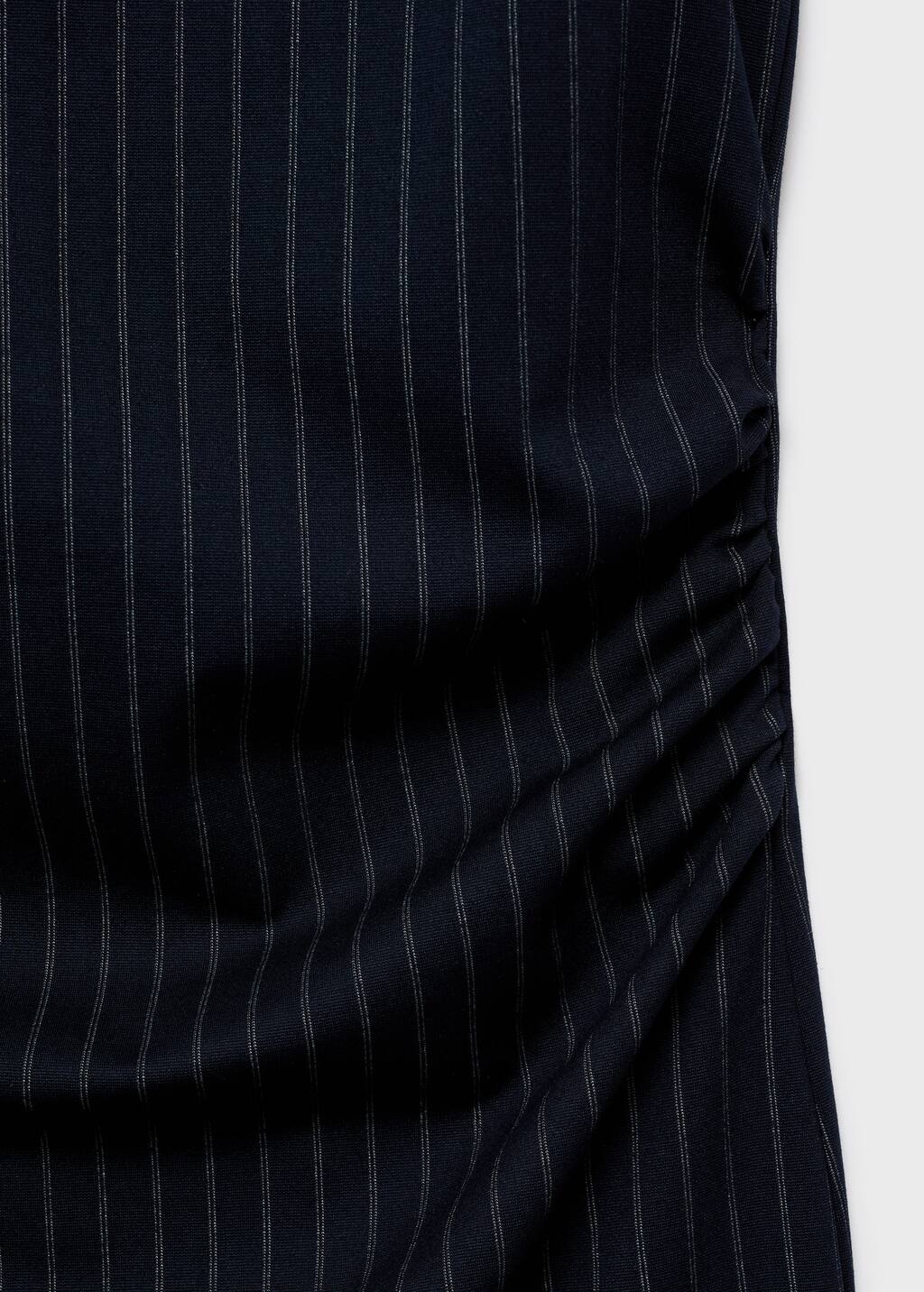Short pinstripe dress