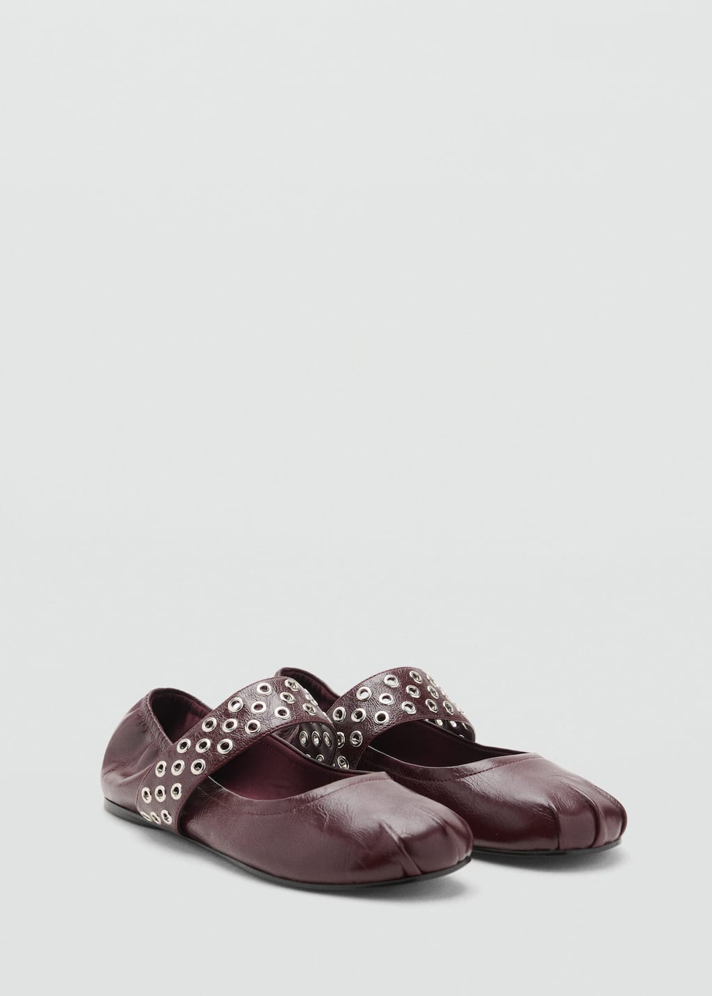 Mango Chaussures Bordeaux - Femme - 39 - In Burgundy