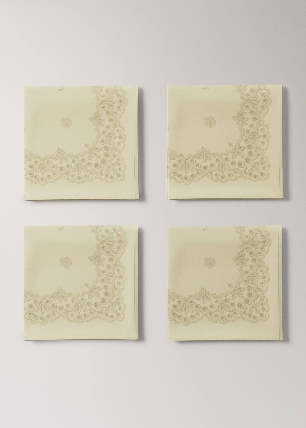 Mango Home Serviette De Ta Sable - Home - 45x45cm -