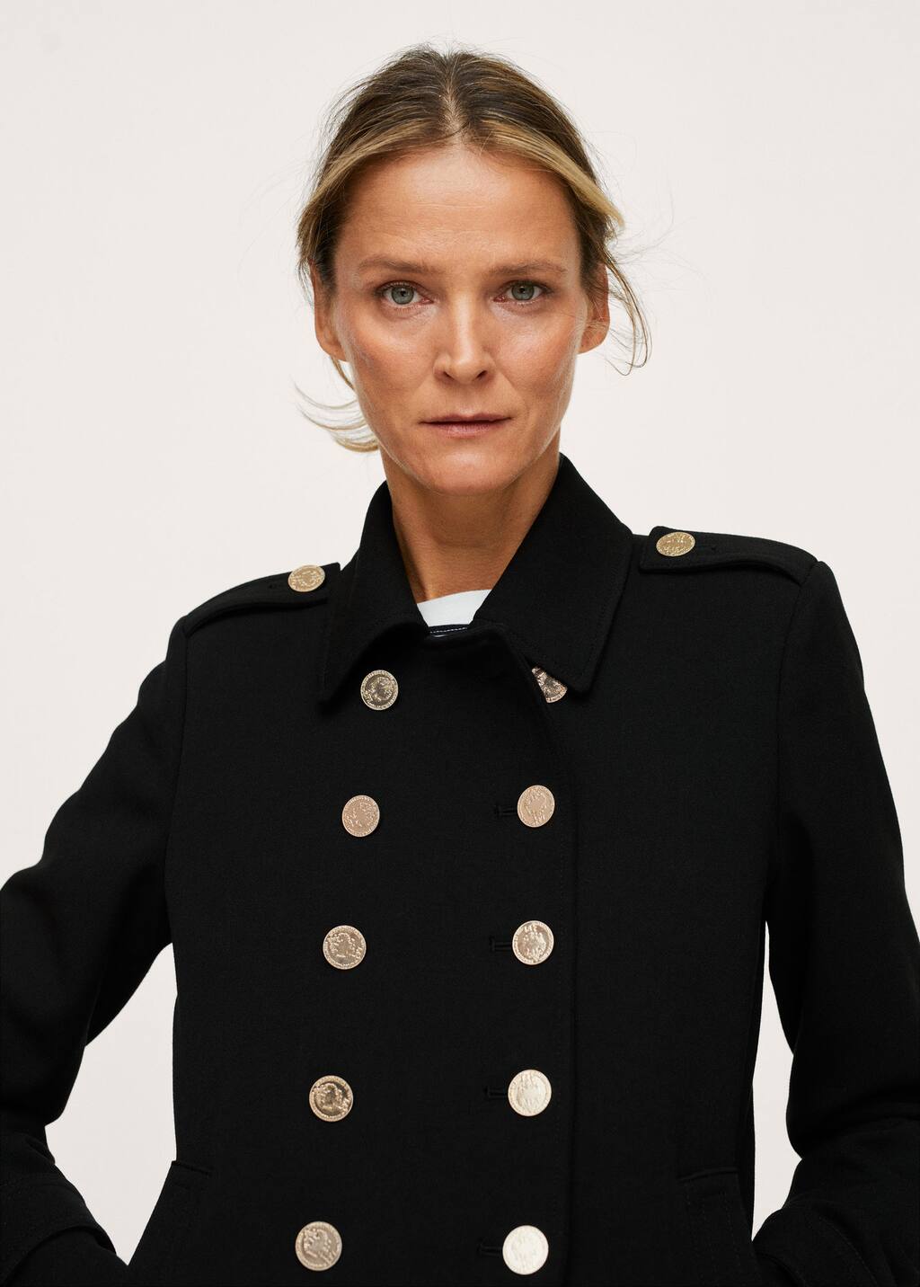 cheap double breasted coat