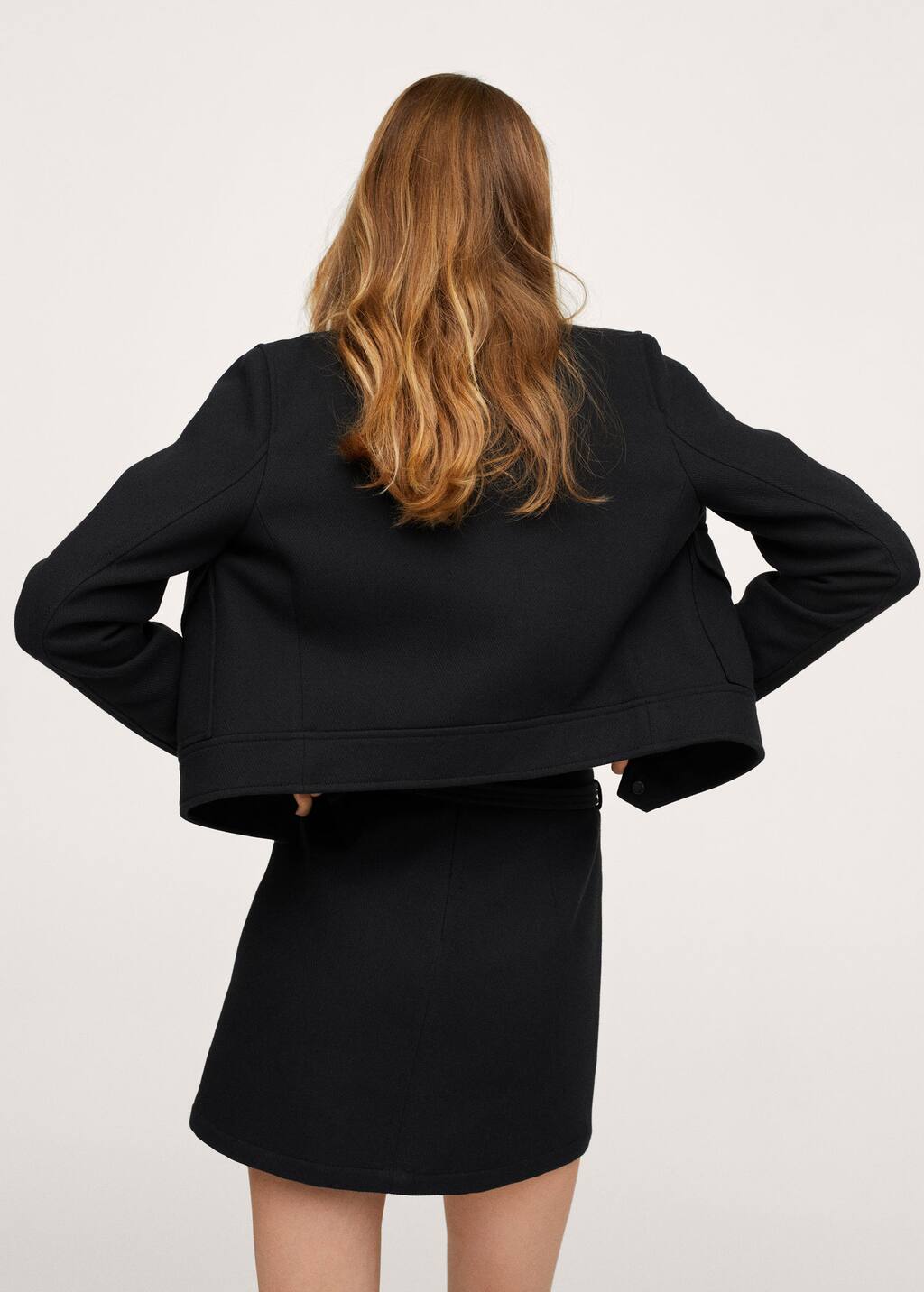 mango cropped jacket