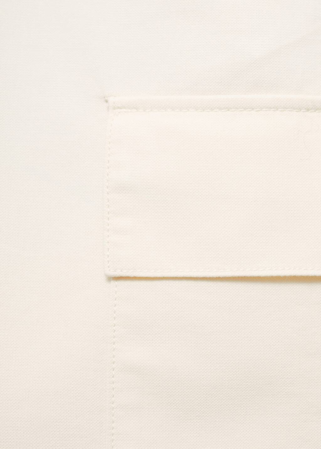 Cotton lyocell cargo bermuda shorts