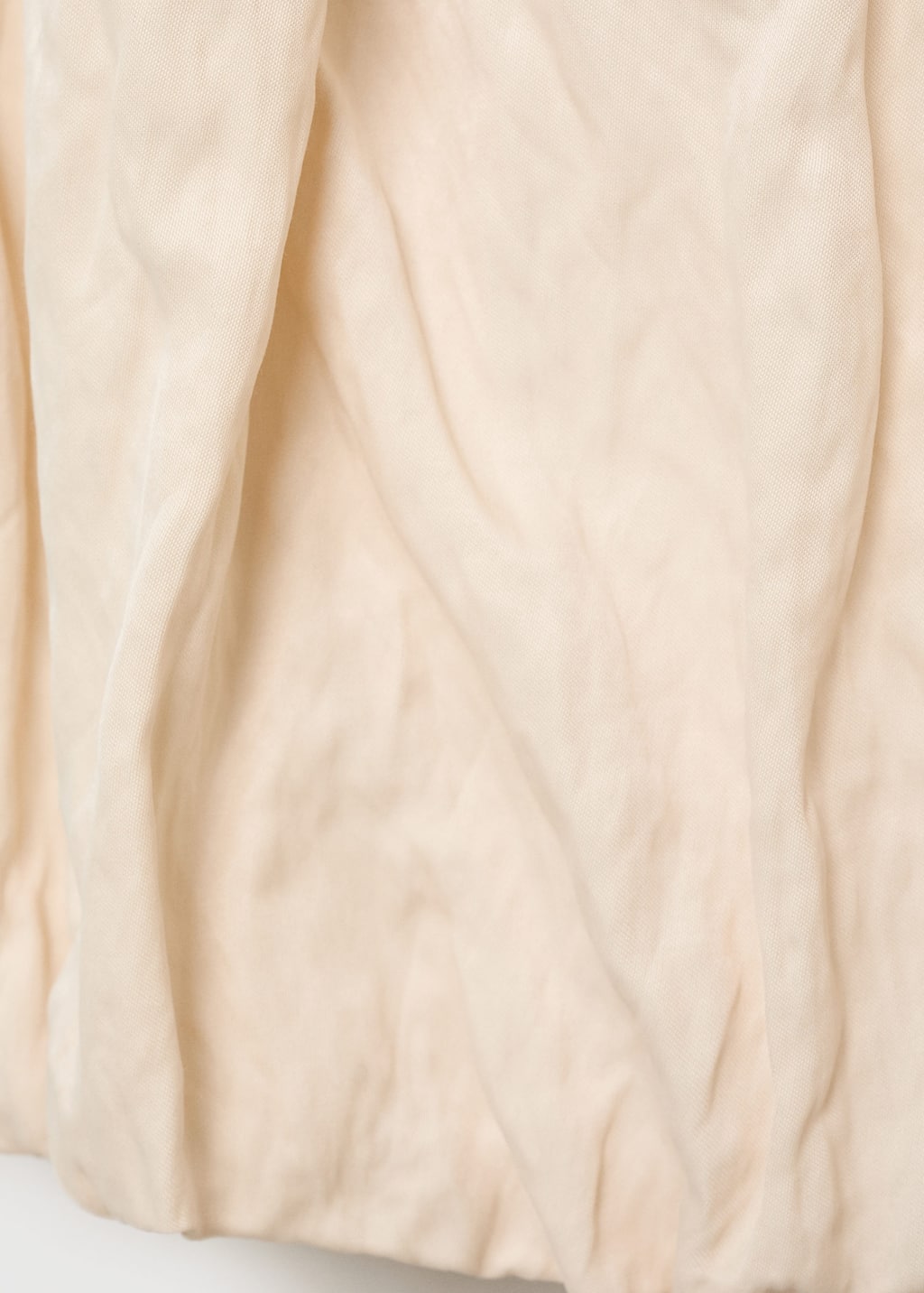 Wrinkled-effect balloon skirt