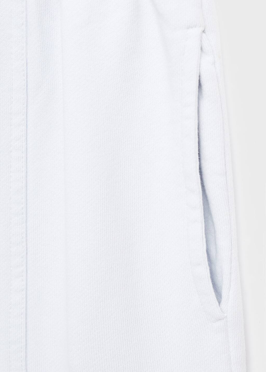 Cotton joggers with elastic waist