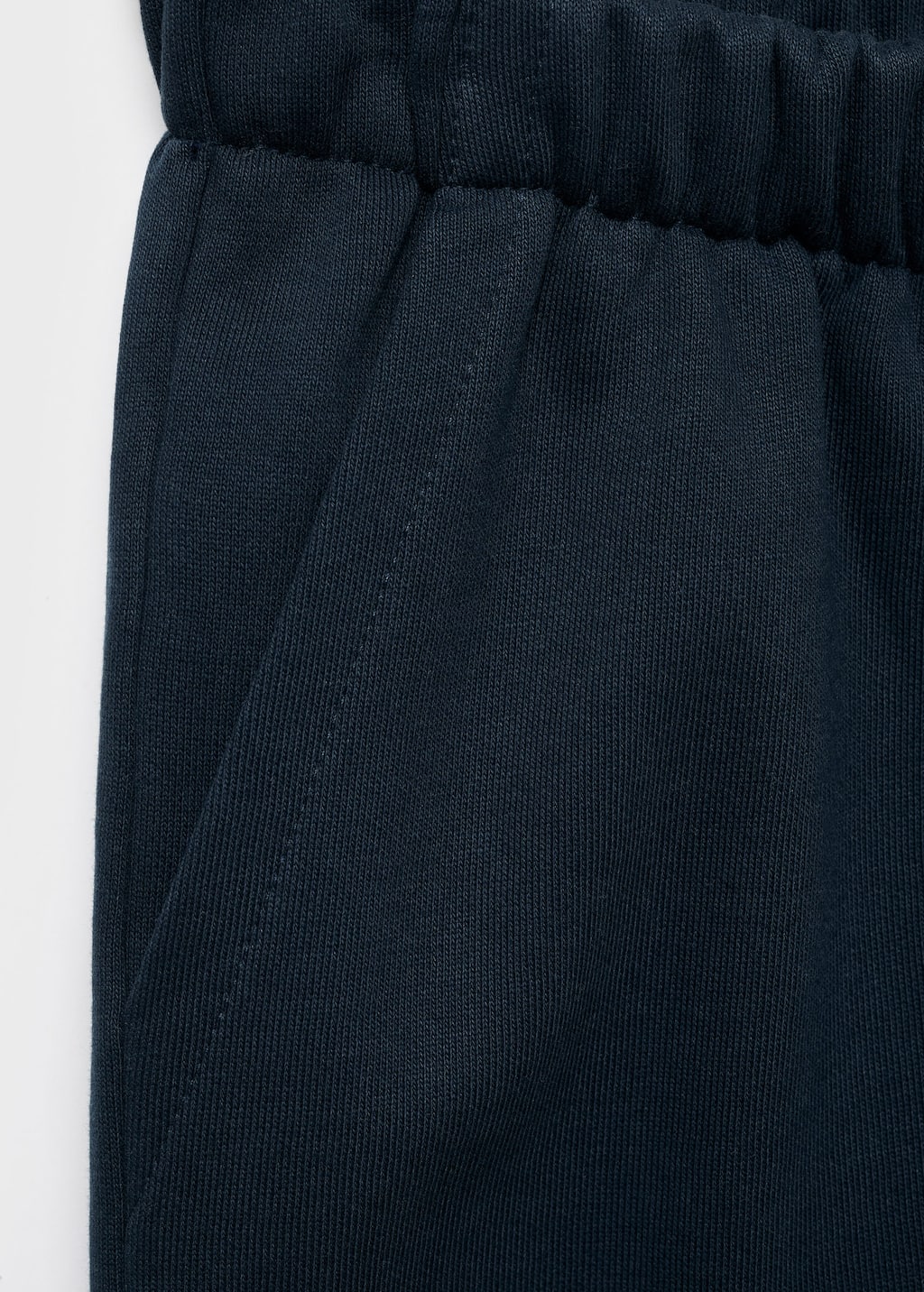 Cotton joggers with seams
